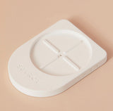 White Diatomite Dish - For Gentle Foaming Cleanser