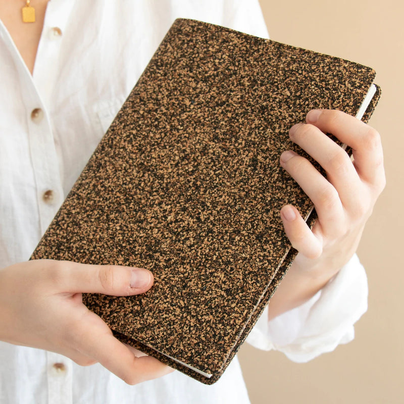 Cork & Recycled Rubber Dash Notebook & Cover - A5