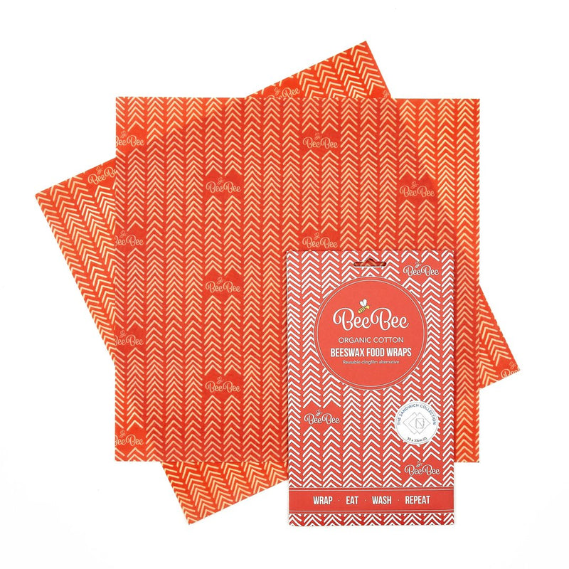 Beeswax Food Wrap - The Sandwich Pack